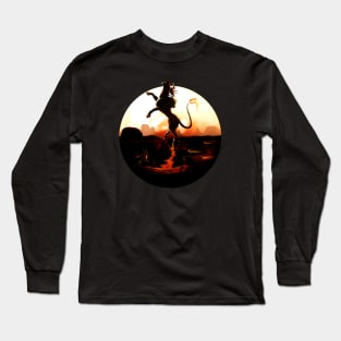 Howling Moon Long Sleeve T-Shirt